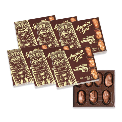 マカダミアナッツチョコレートTIKI スクエア(7粒) 6箱セット